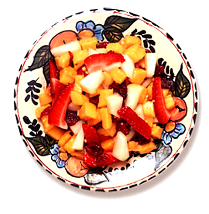 Caribbean Fruity Salsa Dip - Chilled Summer Party Appetizers